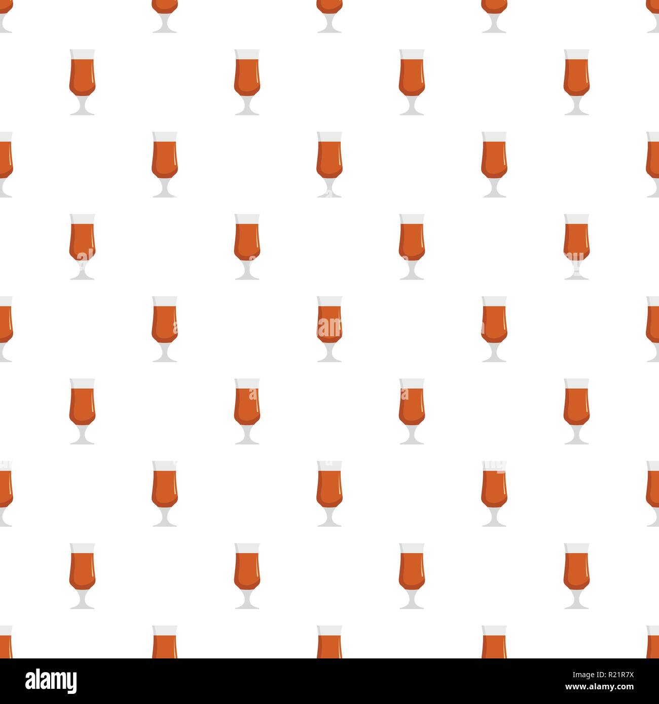 Alcohol pattern seamless in flat style for any design Stock Vector