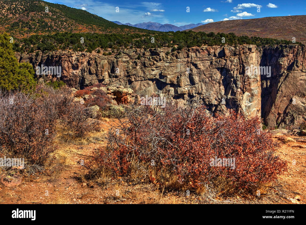 Black Canyon, Colorado Stock Photo