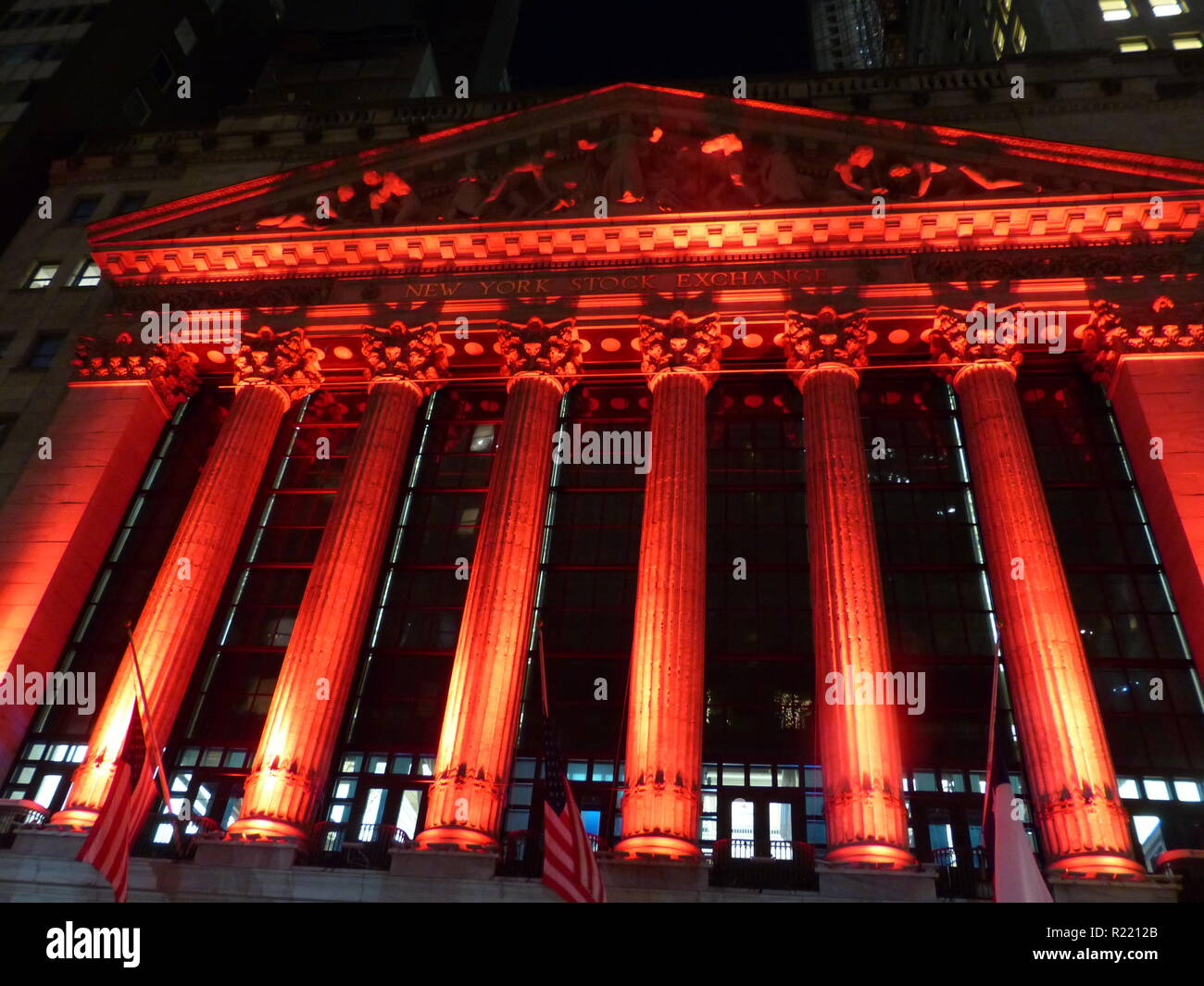 The New York Stock Exchange (NYSE) is an American stock exchange