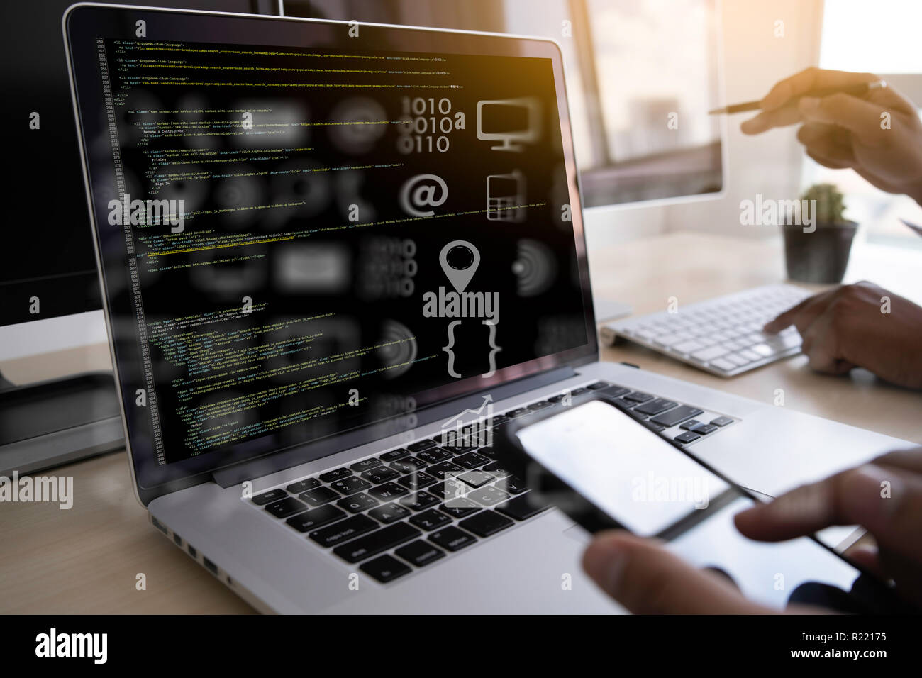 Coding software hi-res stock photography and images - Alamy
