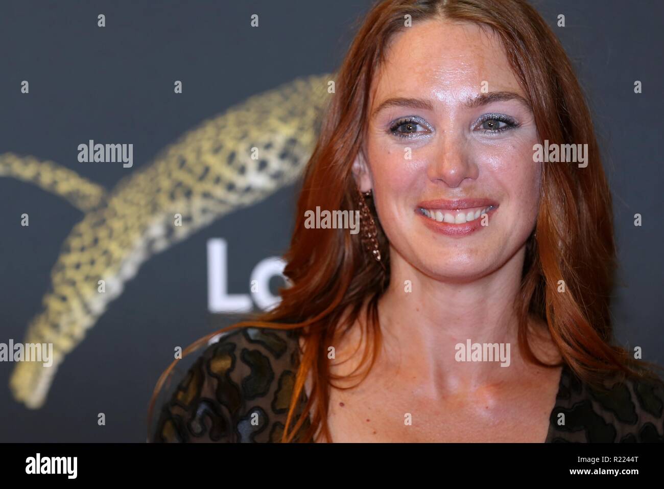 LOCARNO, SWITZERLAND – AUG 11, 2018: actress and jury member Laetitia