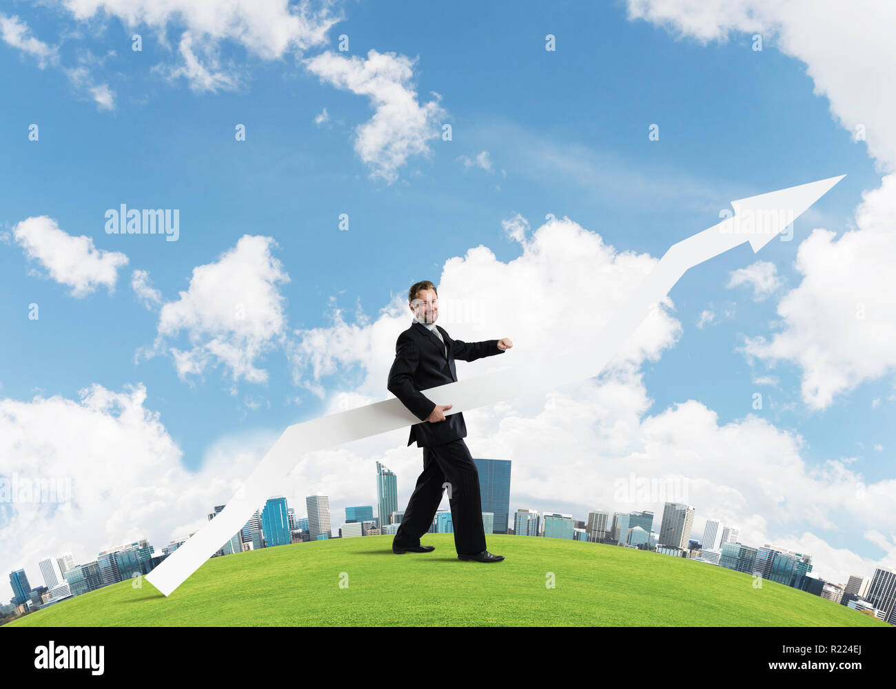 Development in right direction Stock Photo - Alamy