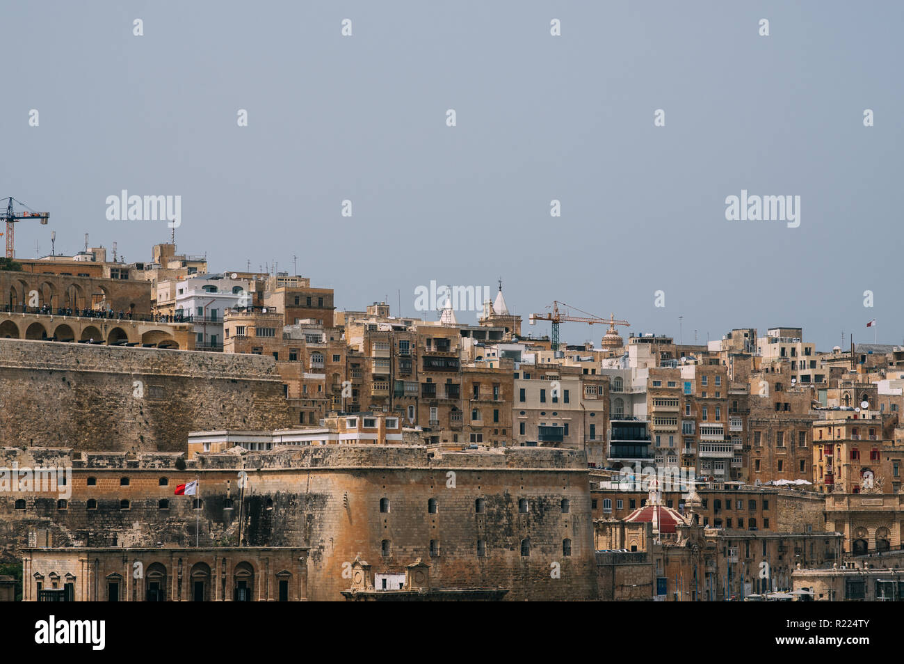 Urban view to Valletta, Malta Stock Photo