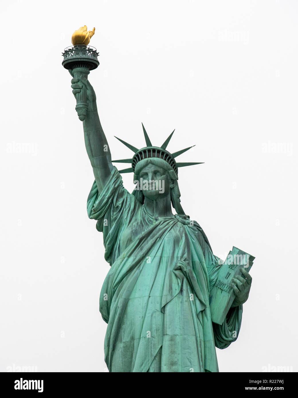 New York, USA, 15 November 2018. The Statue of Liberty in New York City