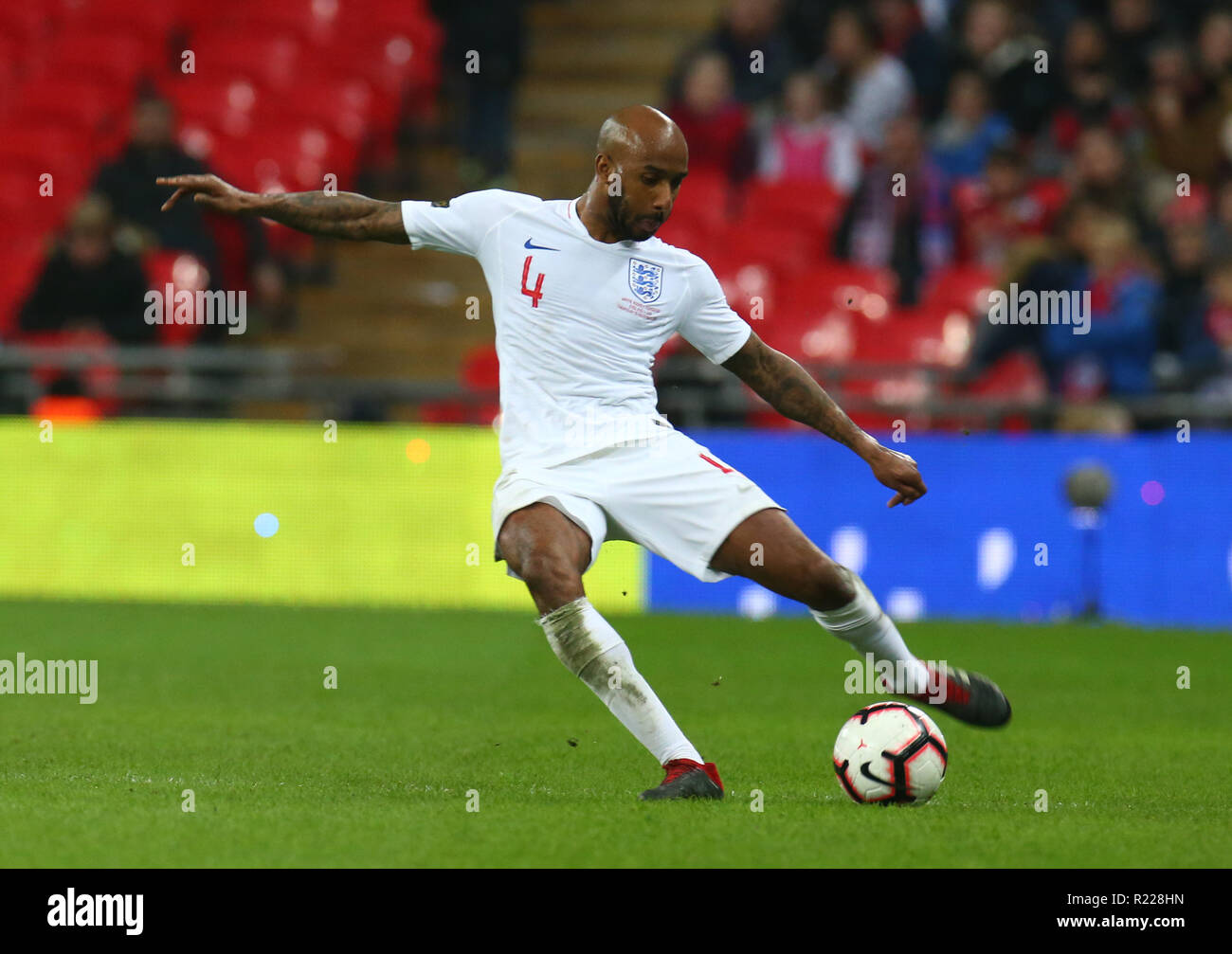 London, UK. 15th November, 2018. Fabian Delph of England  during the friendly soccer match between England and USA at the Wembley Stadium in London, England, on 15 November 2018.  Credit Action Foto Sport Credit: Action Foto Sport/Alamy Live News Stock Photo