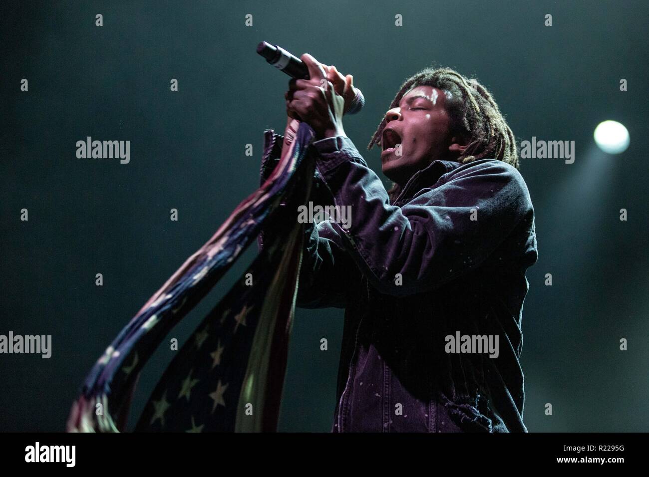 Madison, Wisconsin, USA. 14th Nov, 2018. Rapper DEM ATLAS (JOSHUA EVANS ...