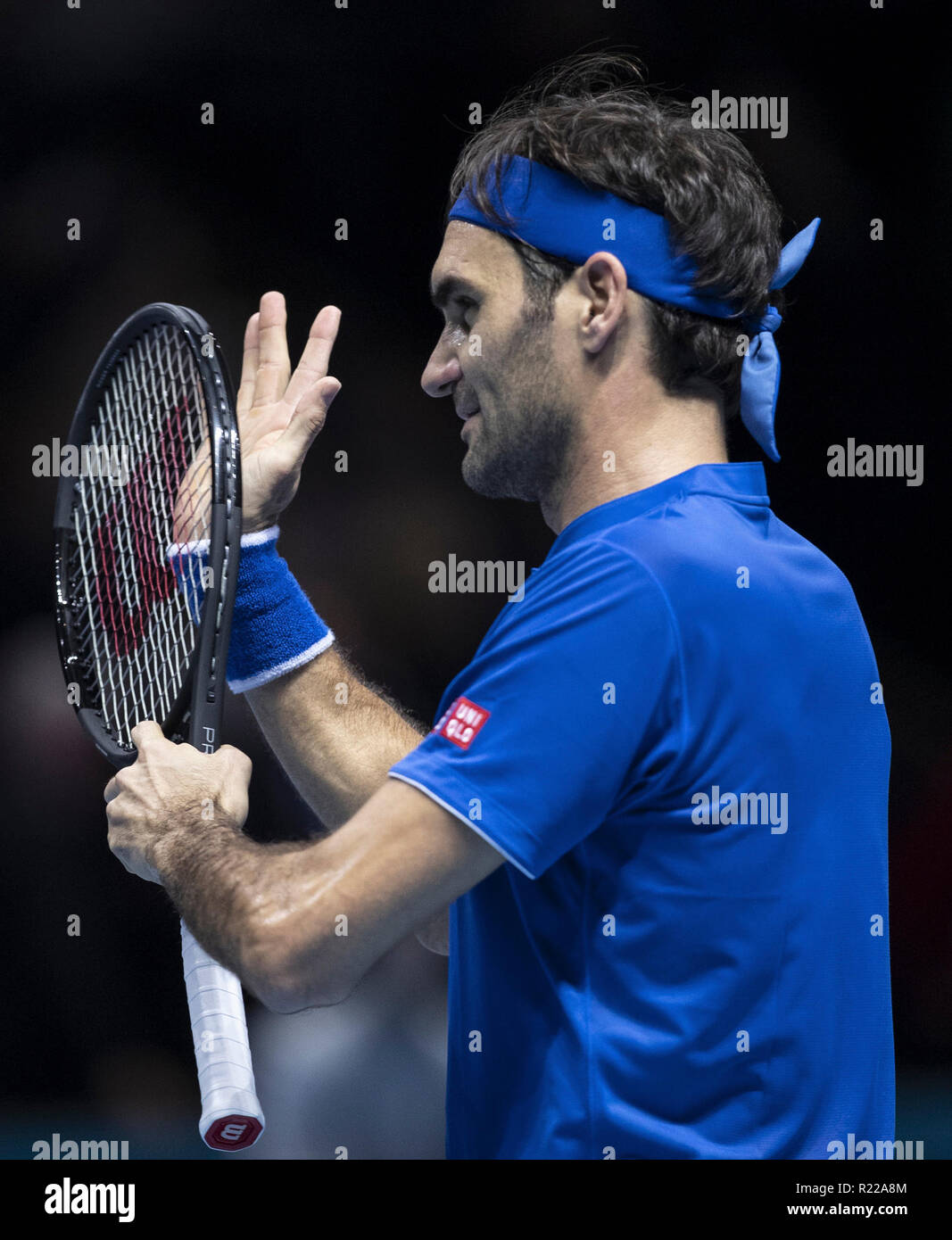 Roger federer kevin anderson hi-res stock photography and images - Alamy