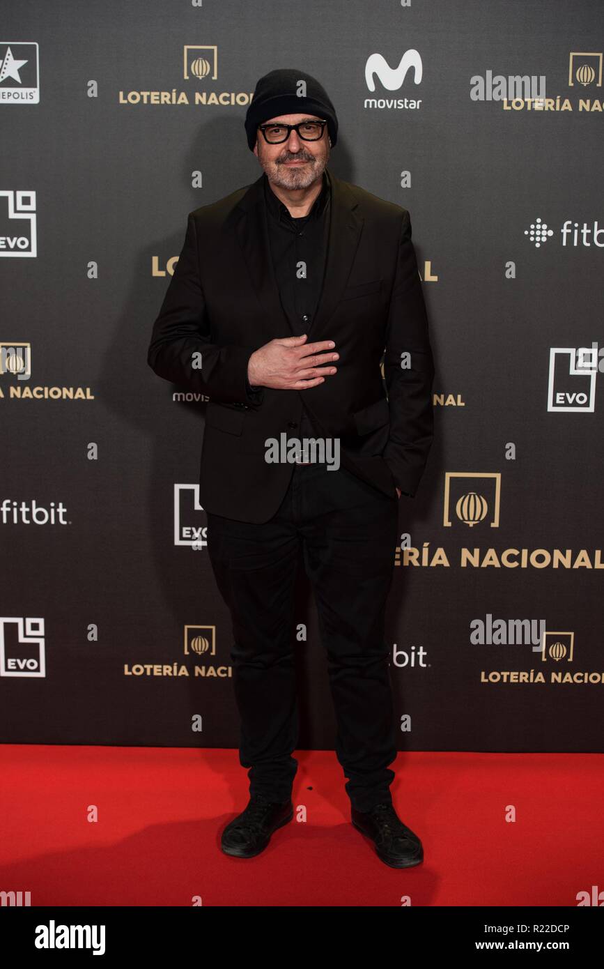 Madrid, Spain. 15th November, 2018. Alfonso Albacete attends the premiere of  'Fantastic Beasts: The Crimes Of Grindelwald' on November 15, 2018 at Kinepolis Cinema in Madrid, Spain. (Photo by Rodrigo Blanco) Credit: CORDON PRESS/Alamy Live News Stock Photo