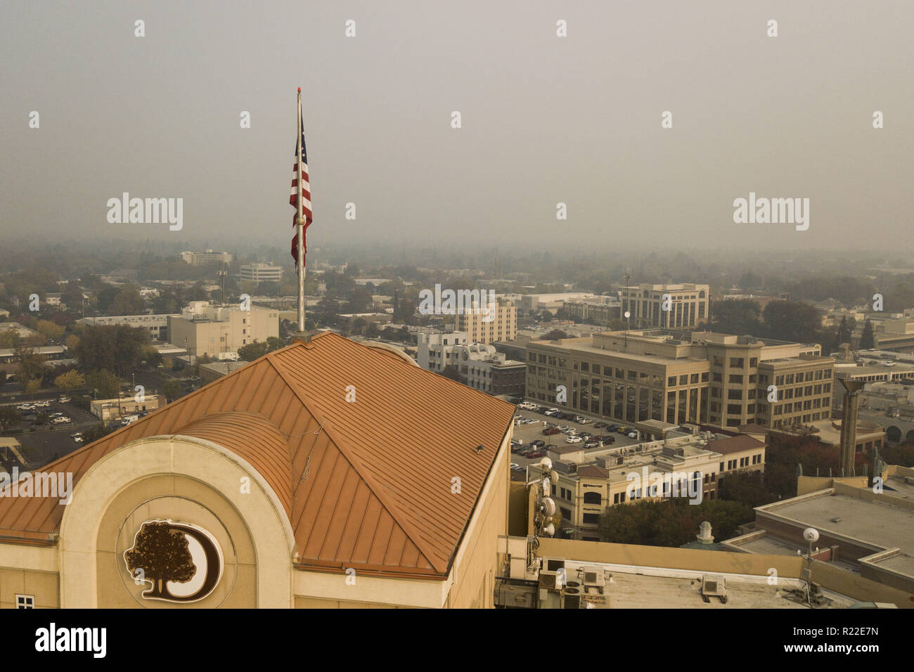 Modesto, California, U.S.A. 15th Nov, 2018. As the Camp Fire continues