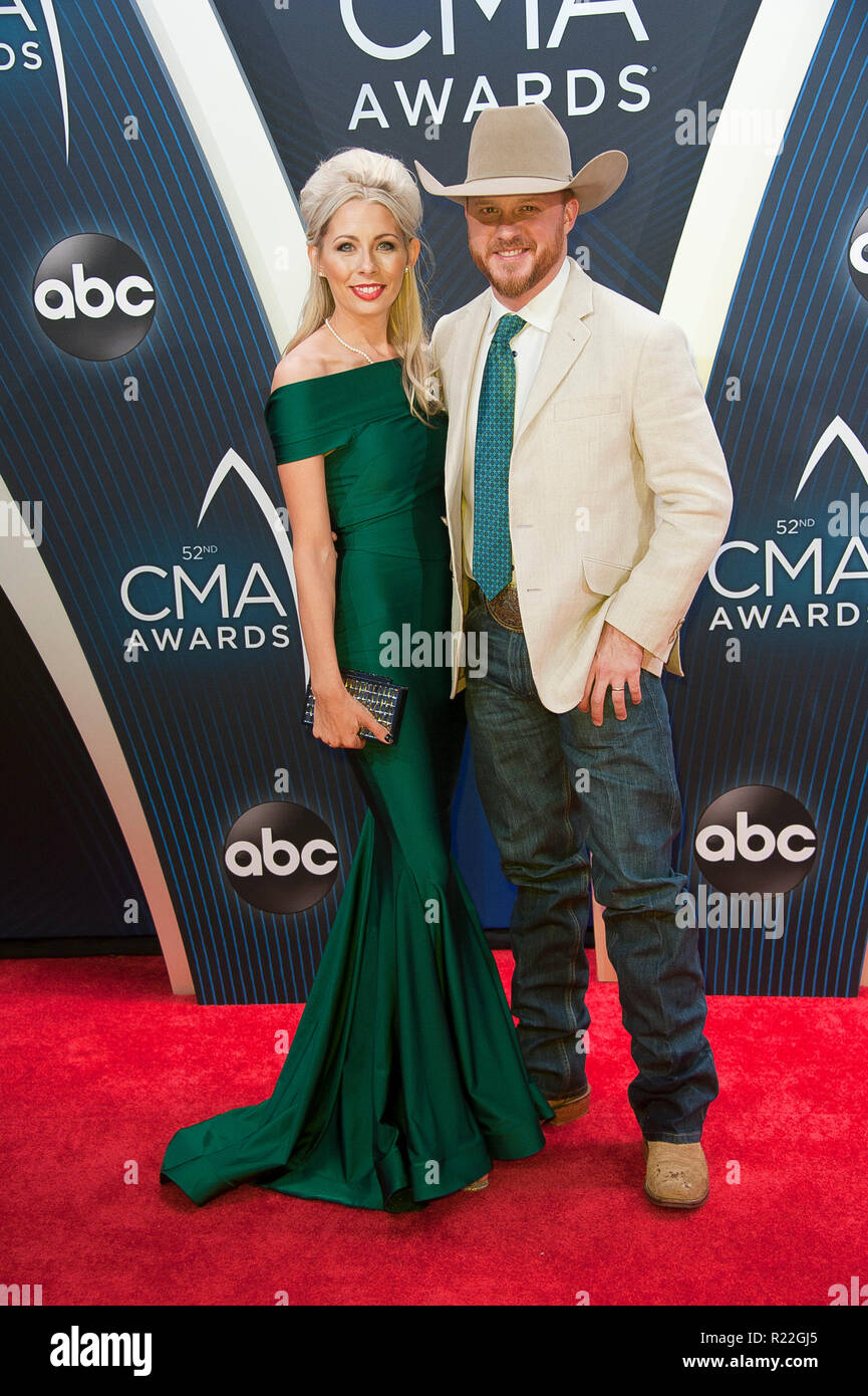 Nashville, Tennessee, USA. 14th Nov 2018. CODY JOHNSON arrives at the