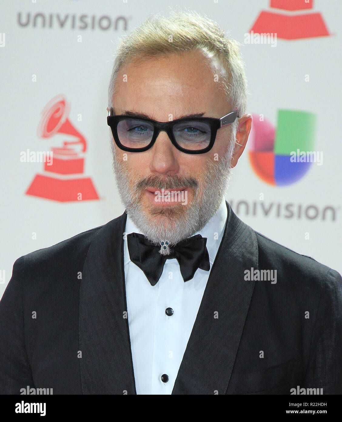 Las Vegas, Nevada, USA. 15th November, 2018. Bullone Gianluca Vacchi  attends attends the 19th annual Latin GRAMMY Awards at MGM Grand Garden  Arena on November 15, 2018 in Las Vegas, Nevada. Photo: