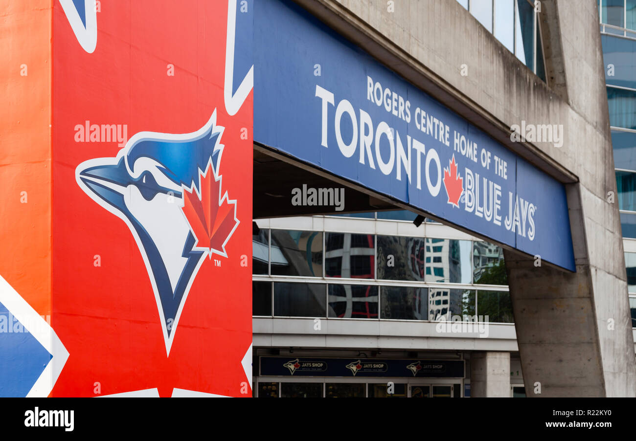 Entrance to the Rogers Centre, stadium of the Blue Jays baseball team,  Toronto Stock Photo - Alamy