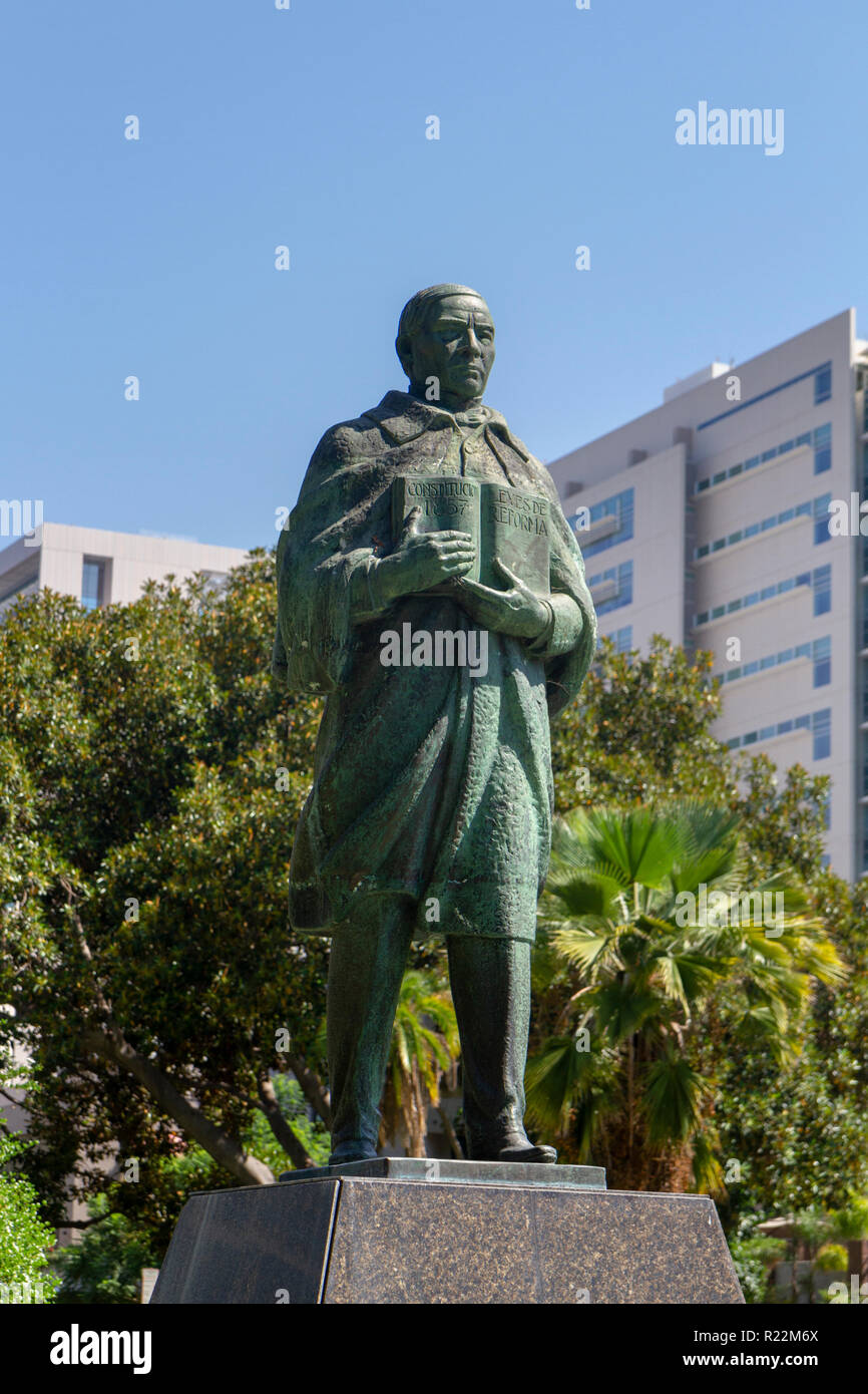 Statue of Benito Juarez at Pantoja Park, San Diego, California, United