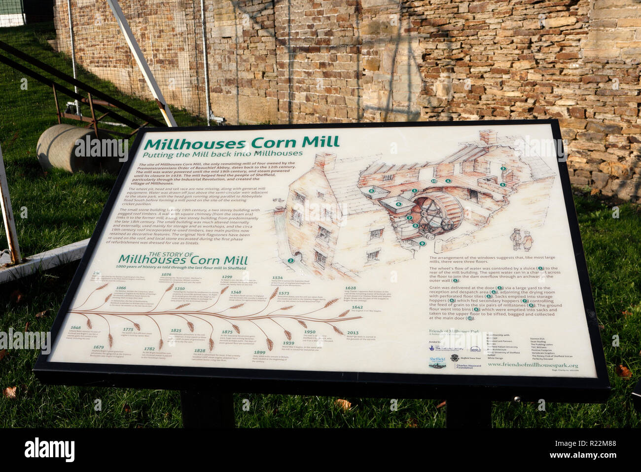 Restored Corn Mill, Millhouses Sheffield England UK Stock Photo Alamy