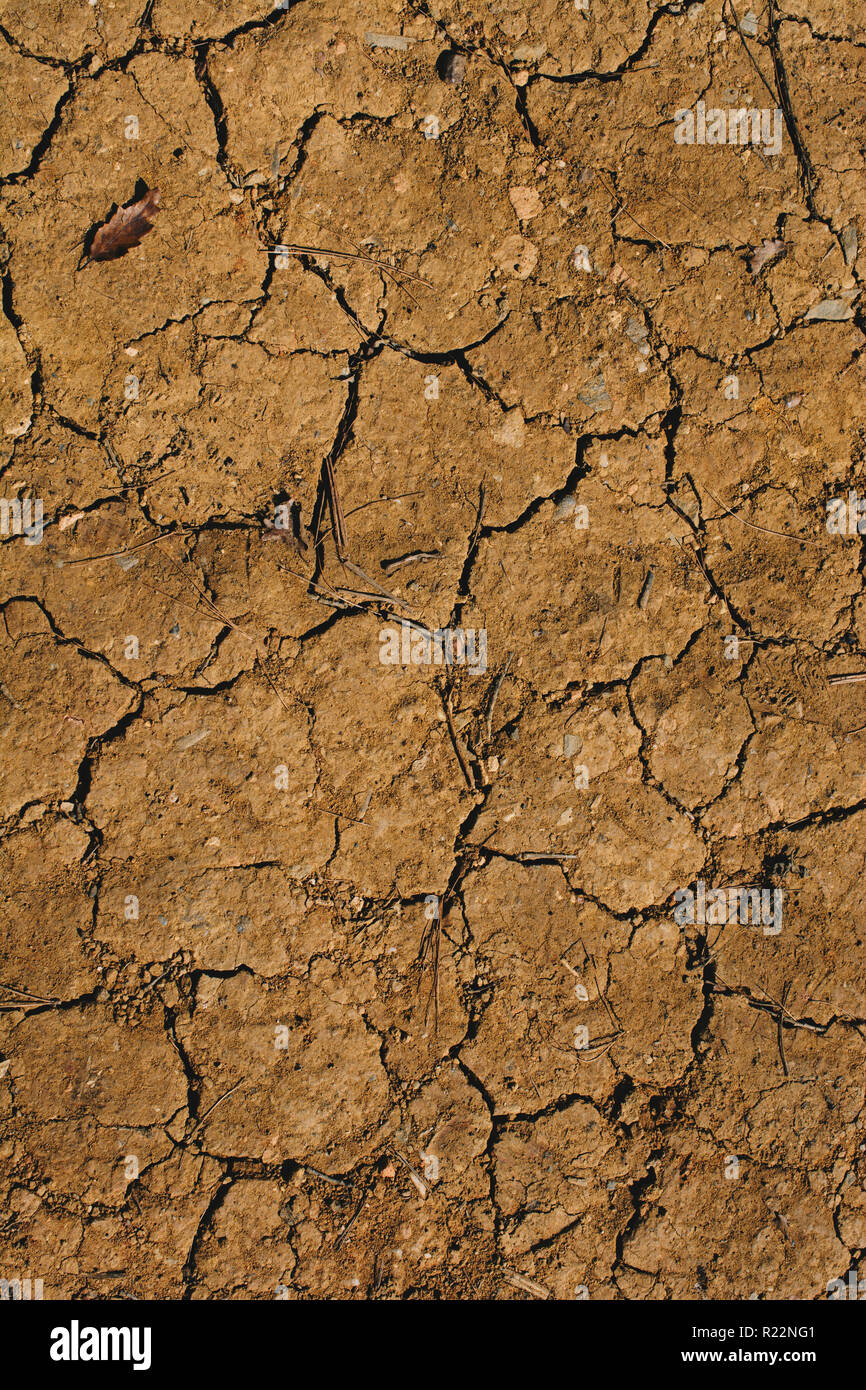 Cracked drought dry soil background as texture pattern Stock Photo - Alamy