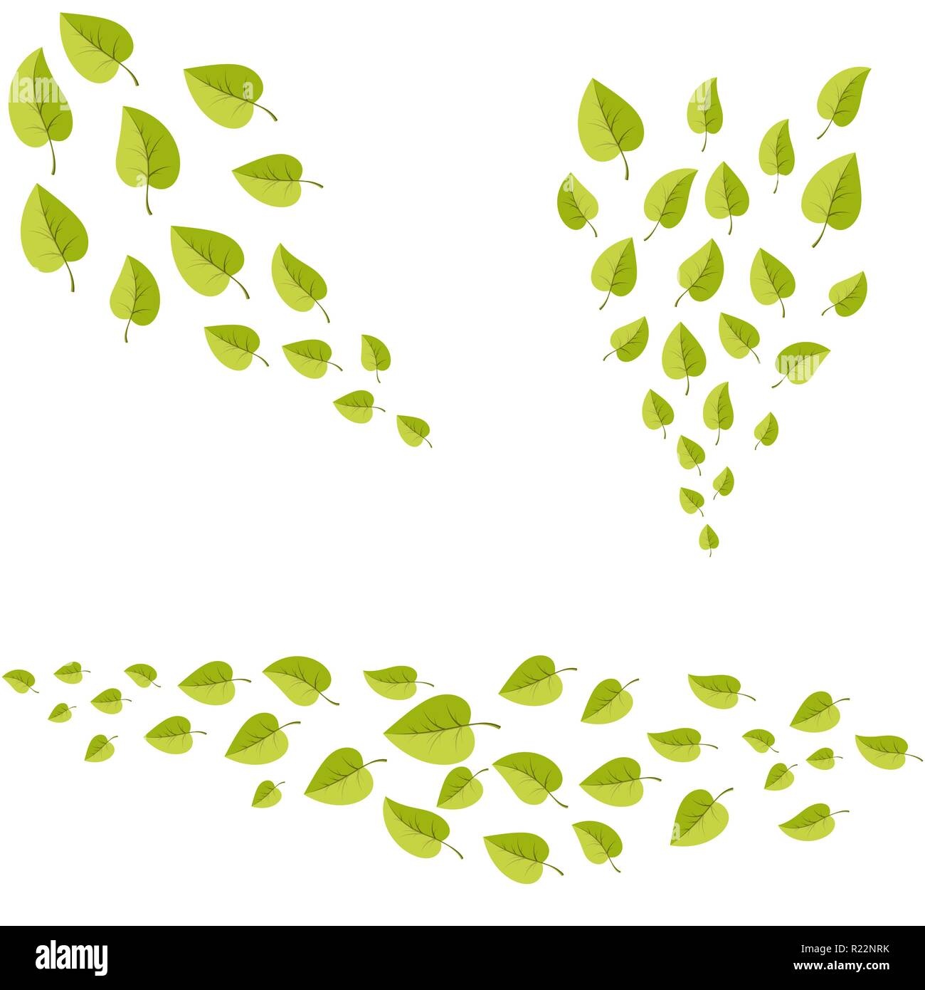 Leafs set for decoration for web and print illsutration . Vecotor ...