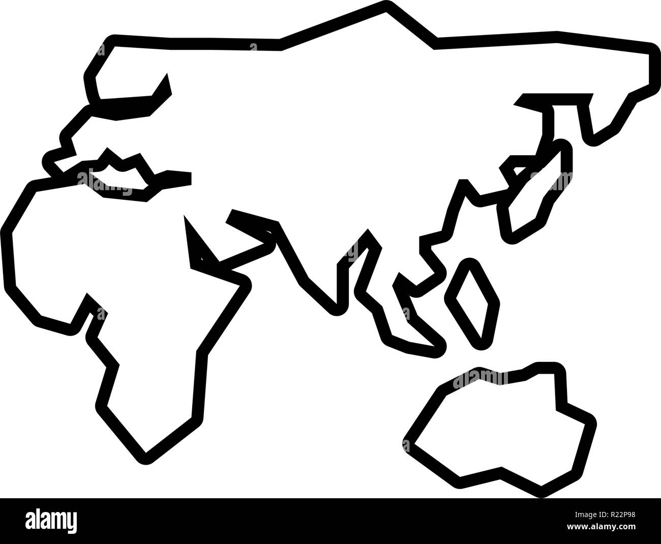 earth planet map icon vector illustration design Stock Vector Image ...
