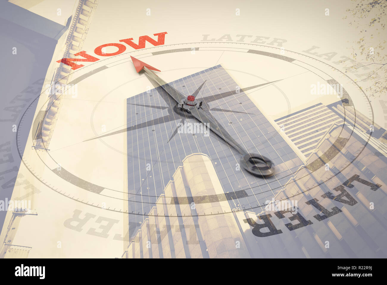 Composite image of compass with text Stock Photo Alamy