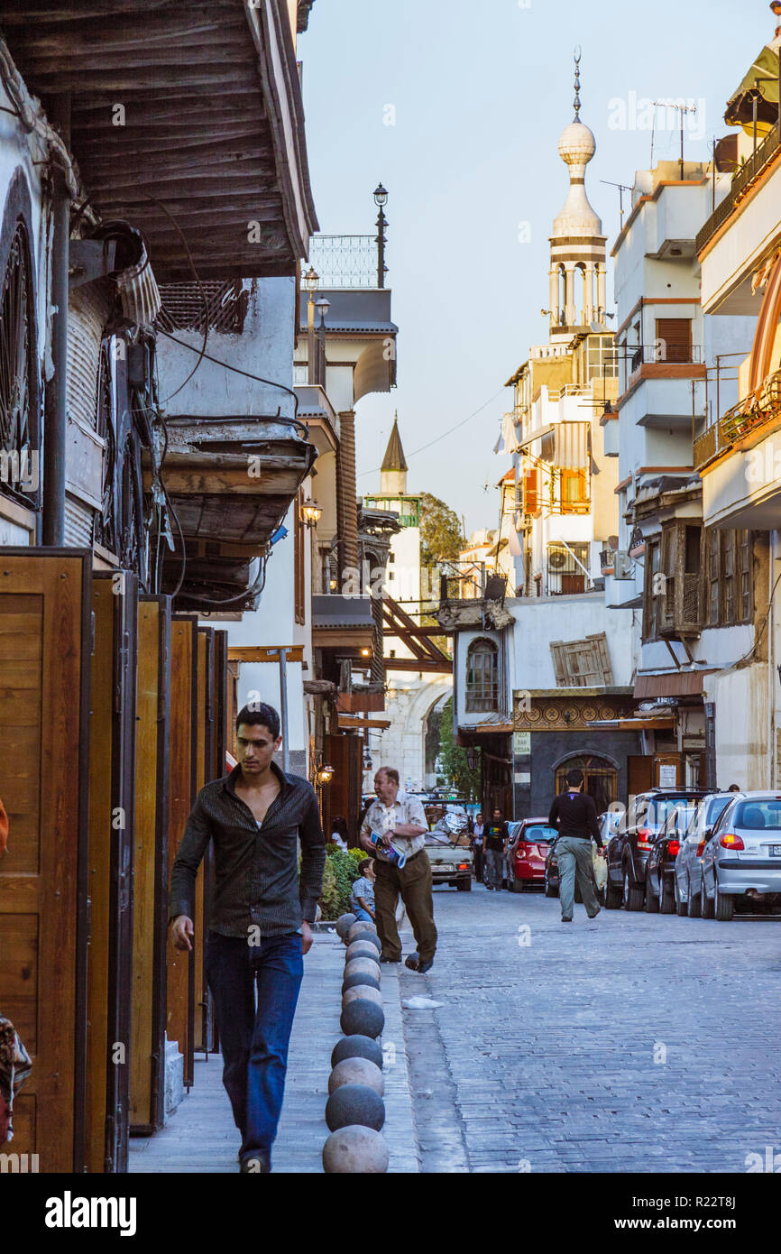 Damascus straight street hires stock photography and images Alamy