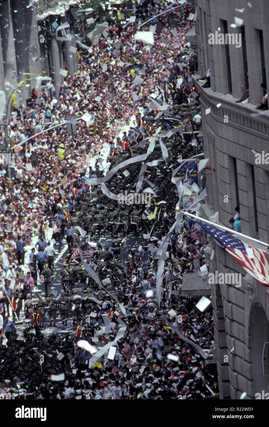 NOT 814949 NEW YORK CITY 06/10/1991 OPERATION HOME Ticker Tape