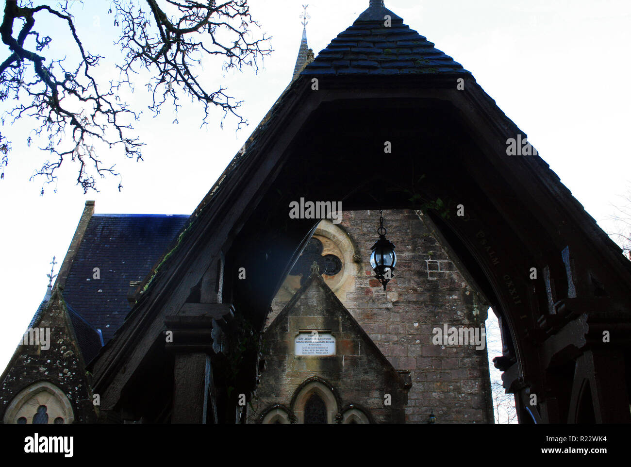 Luss Parish Church (1875), Luss, Scotland Stock Photo