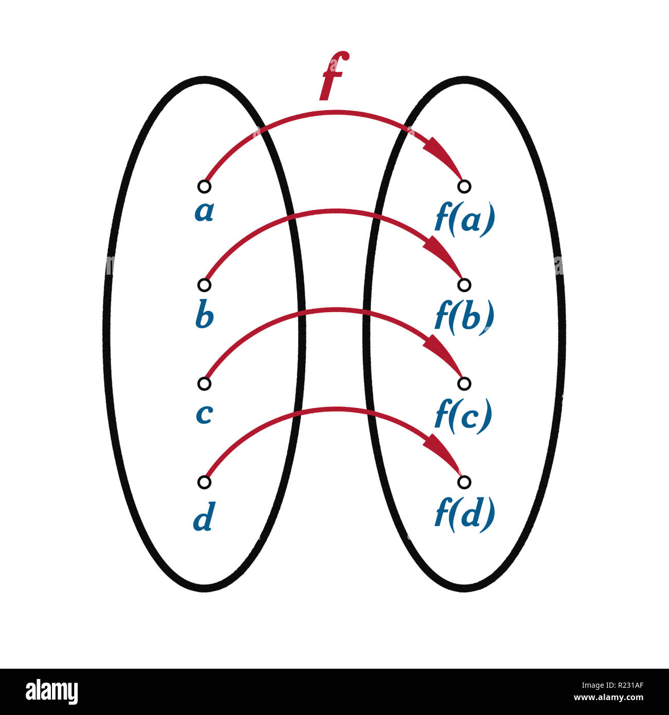 Bijective Function Graph