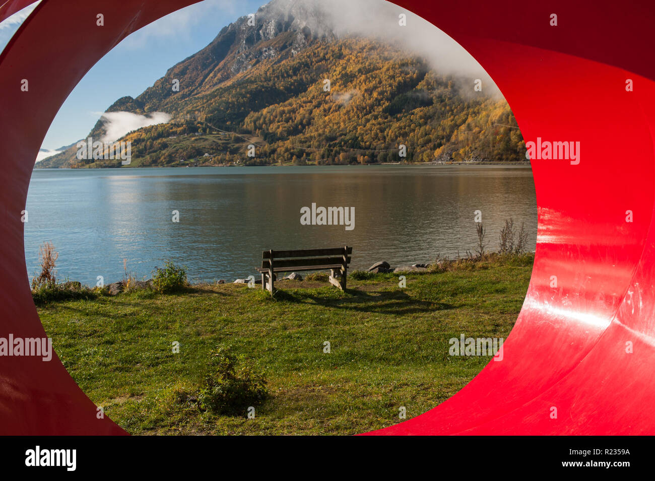 Through the peephole Stock Photo Alamy