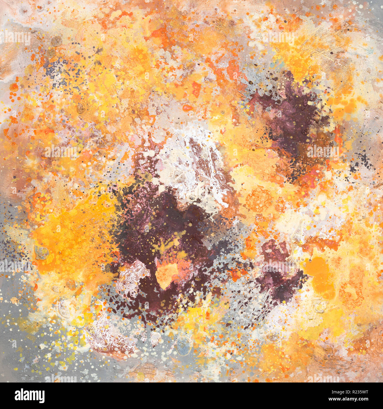 Unusual contrast painting for your expensive interior Stock Photo Alamy