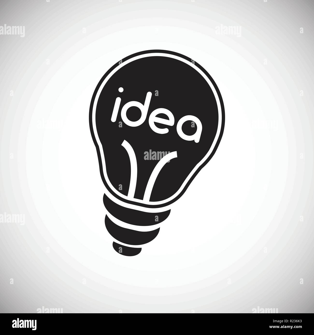 Coworking idea bulb on white background Stock Vector Image & Art - Alamy