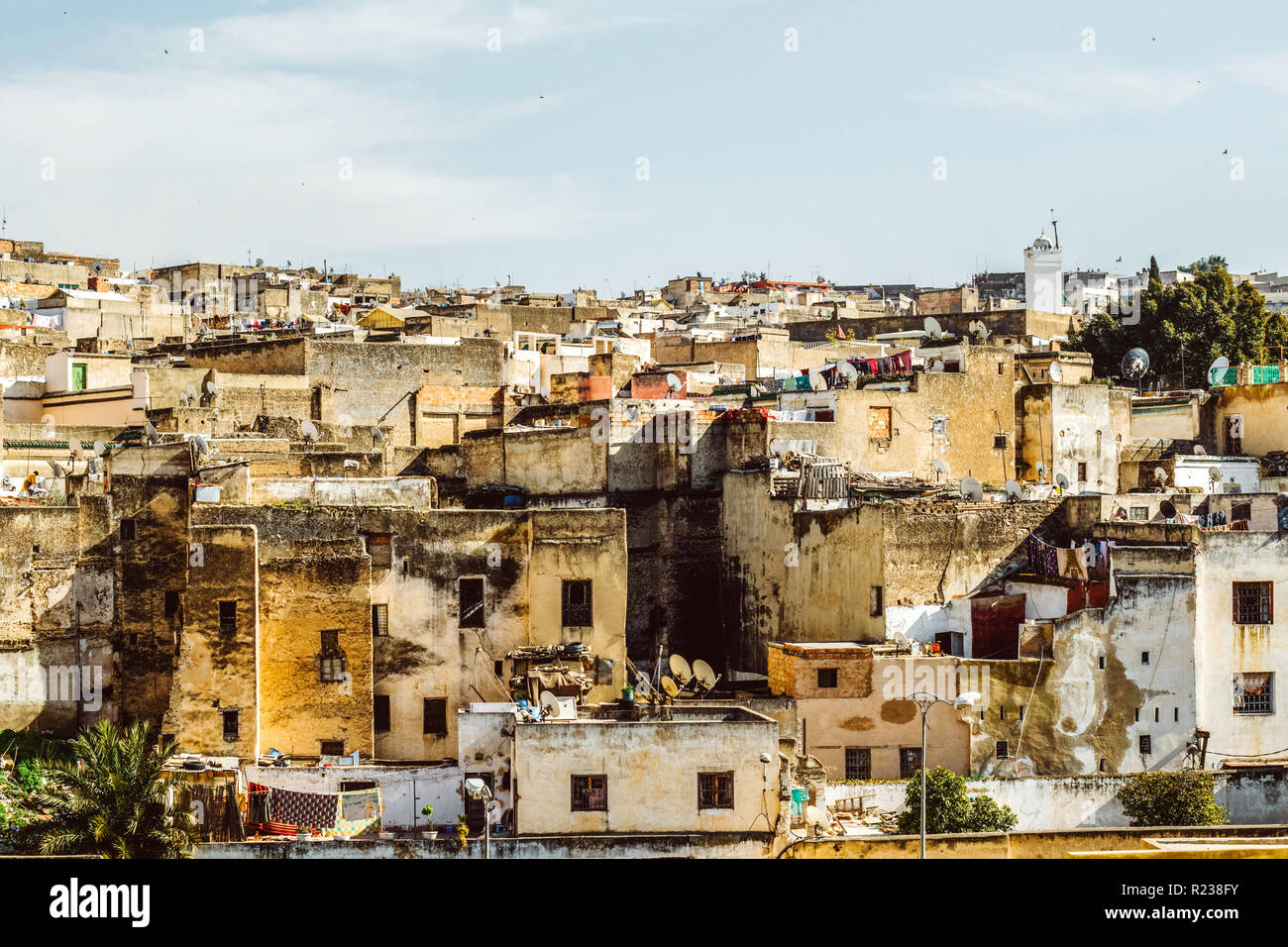 Houses in Fes, Morocco. North Africa, Africa Stock Photo