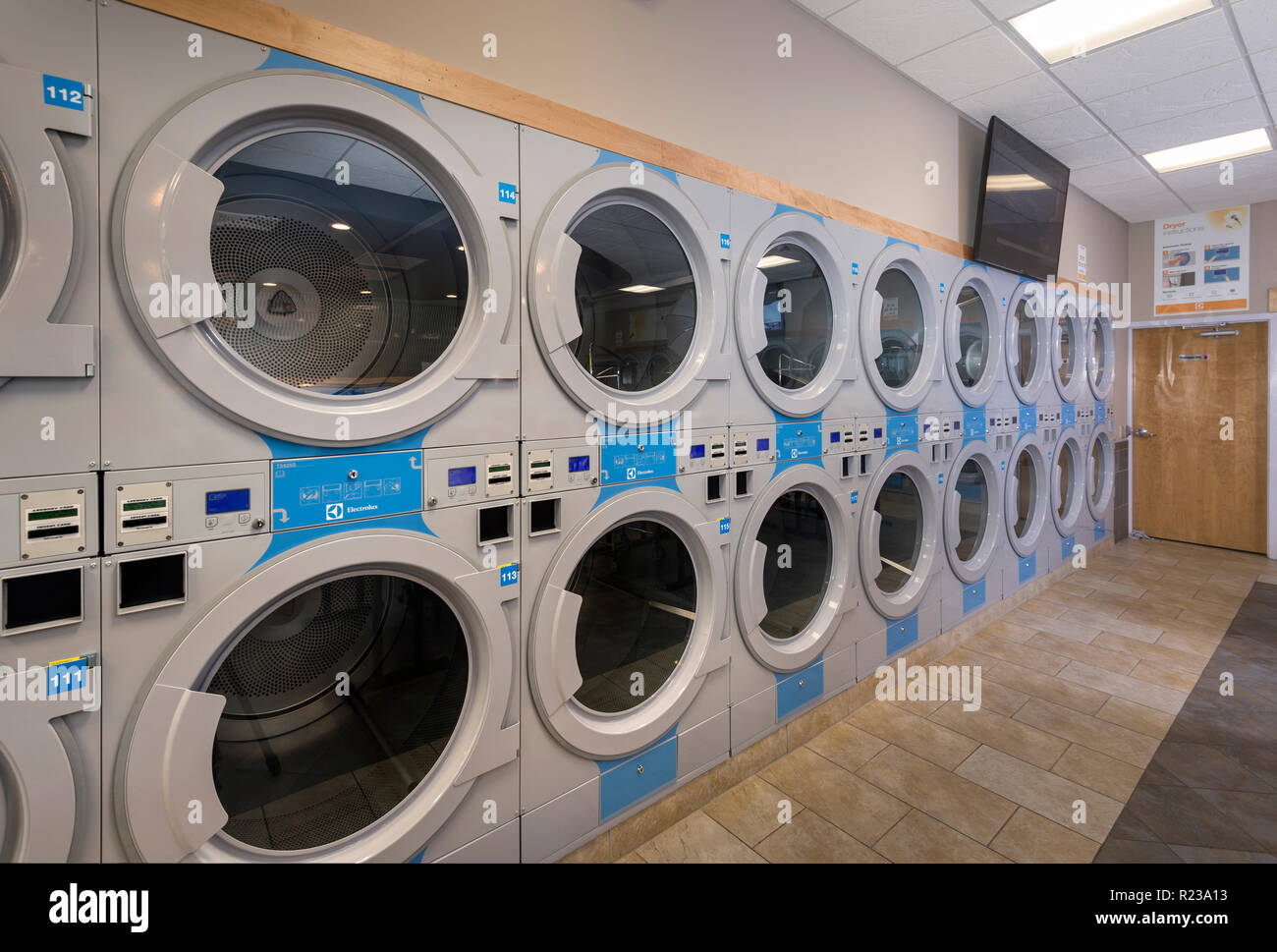 Laundromat Machines, USA Stock Photo Alamy