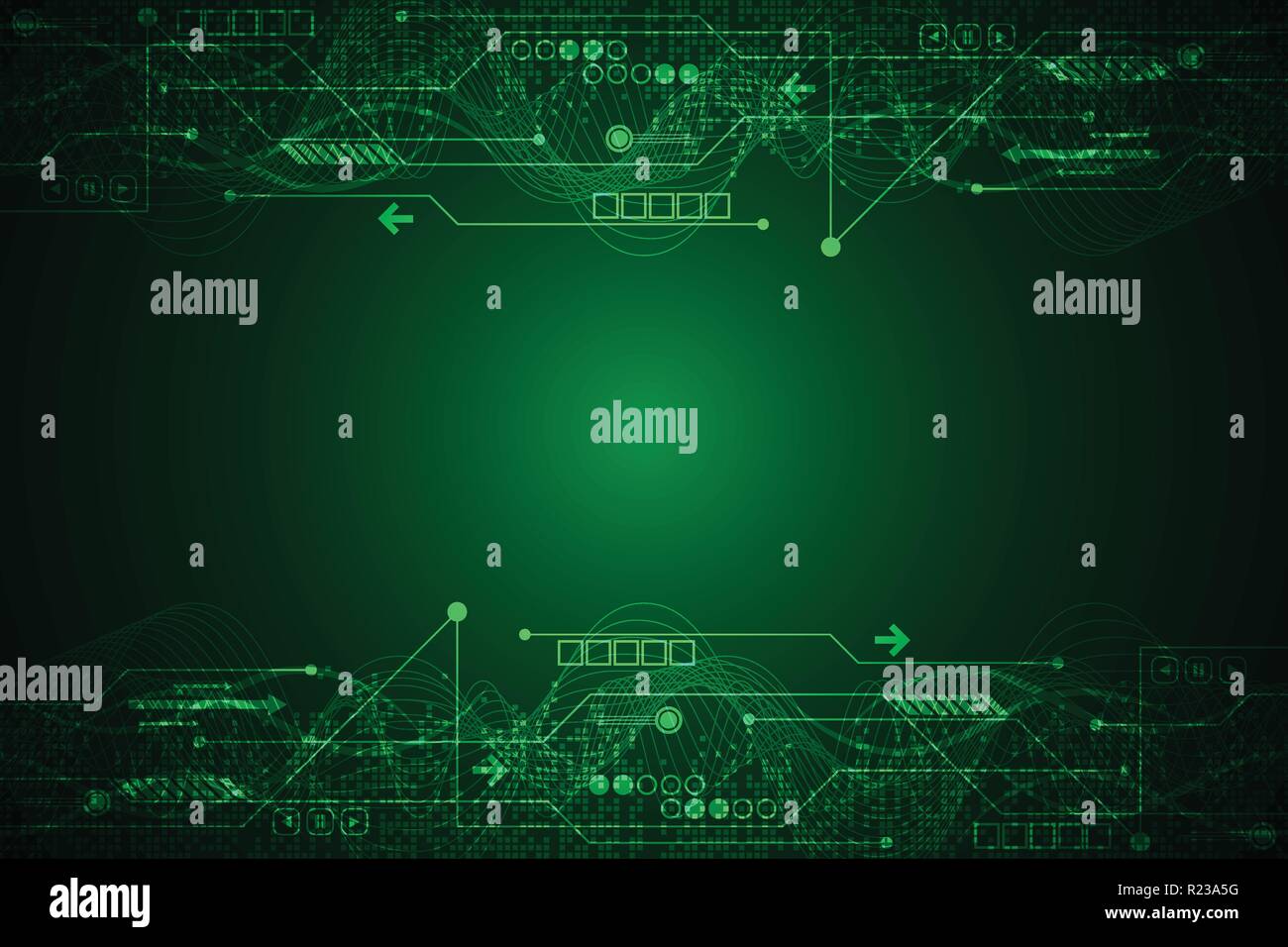 Vector abstract background technology innovation of the future Stock ...