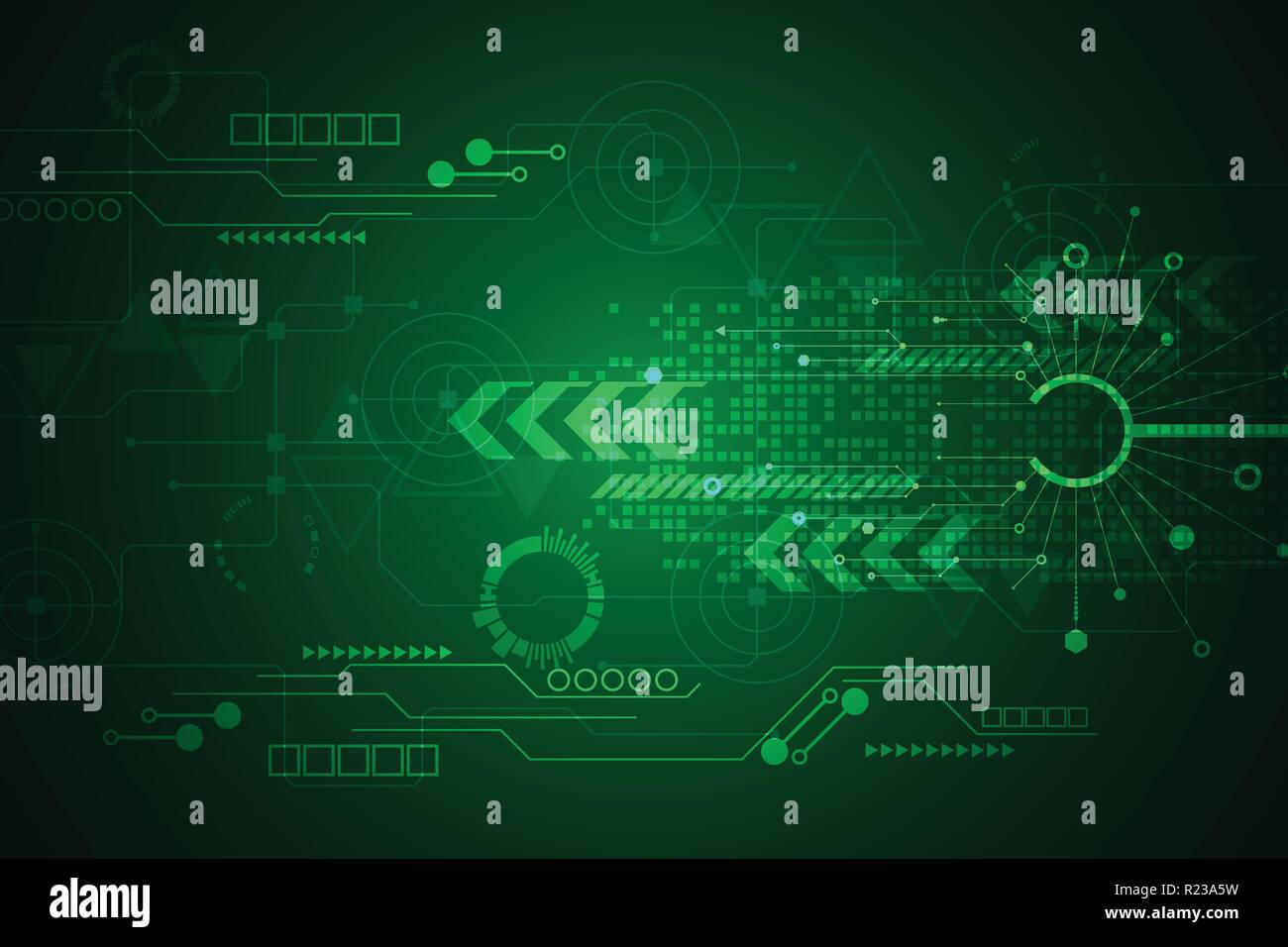 Vector abstract background technology innovation of the future Stock ...