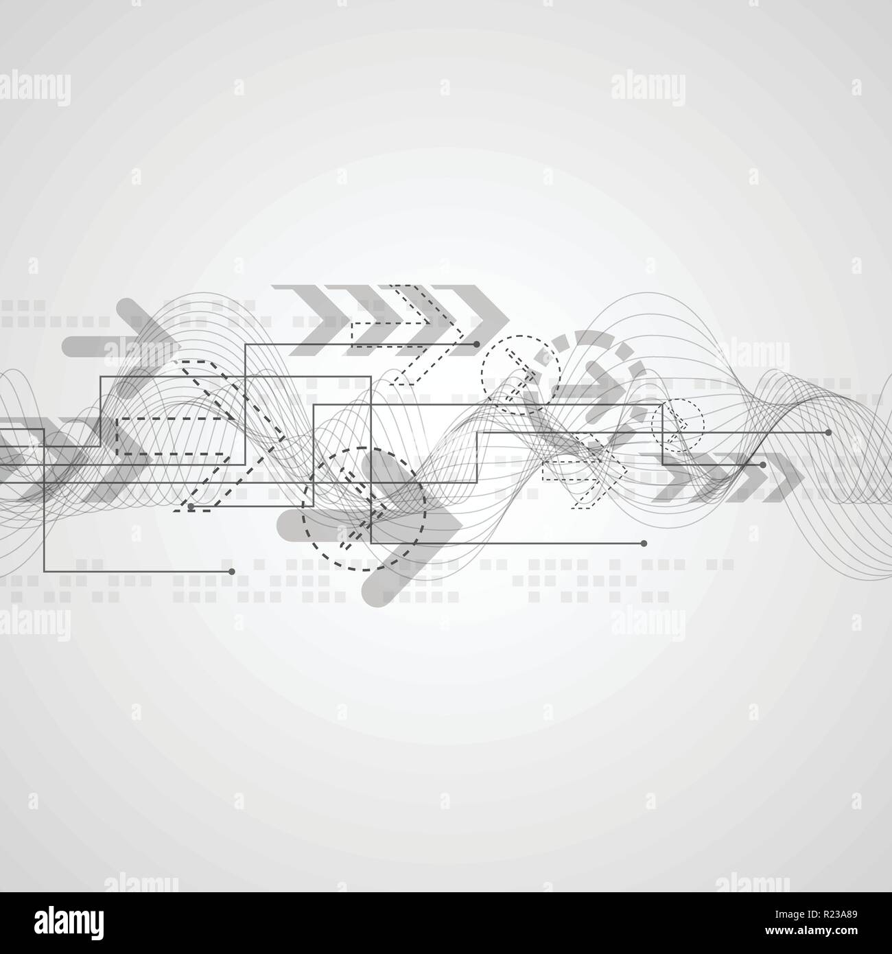Vector abstract background technology innovation of the future Stock ...