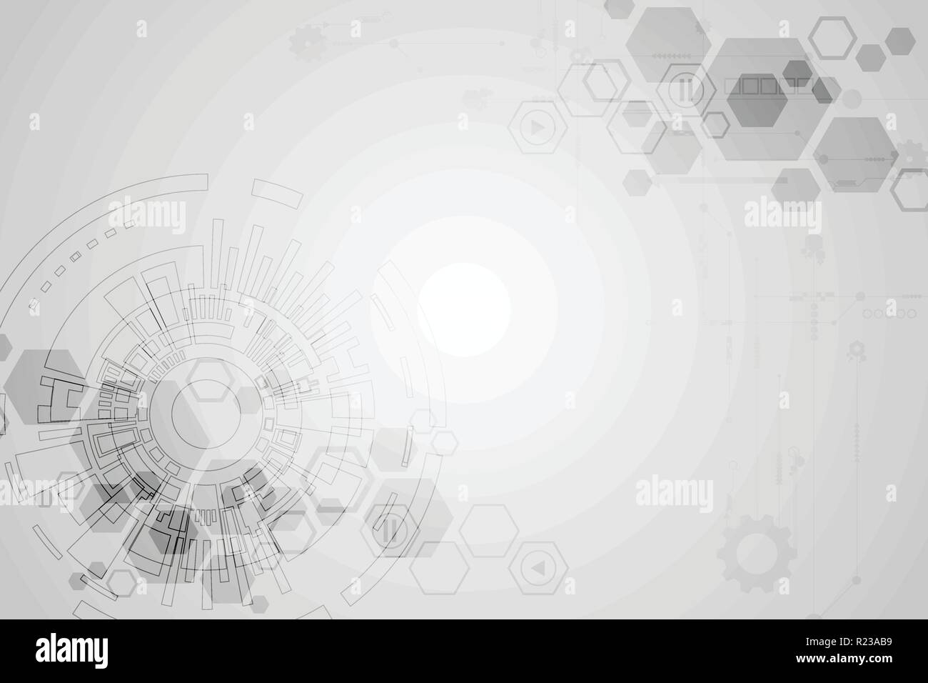 Vector abstract background technology innovation of the future Stock ...