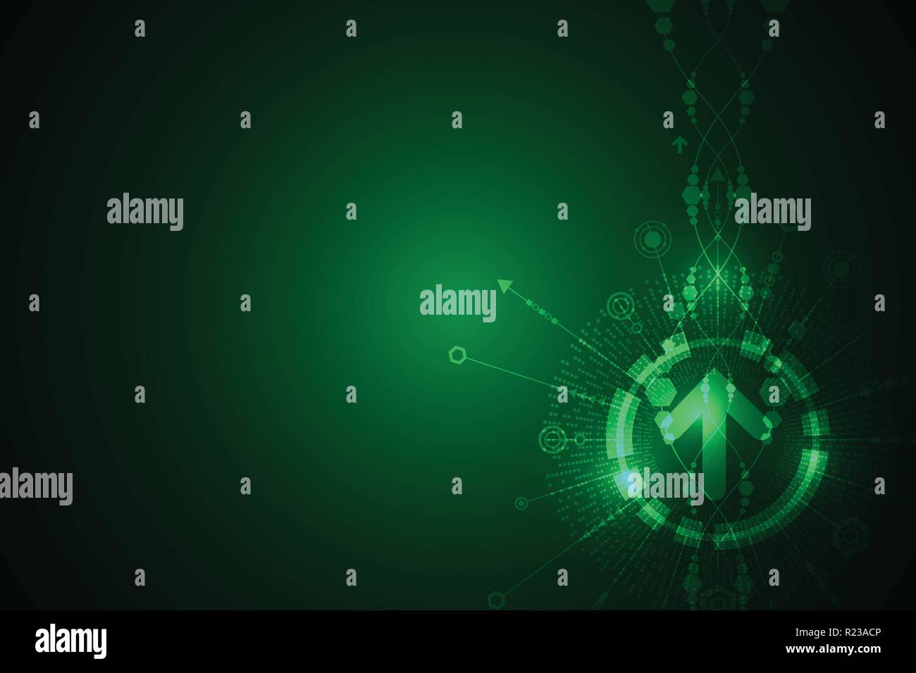 Vector abstract background technology innovation of the future Stock ...