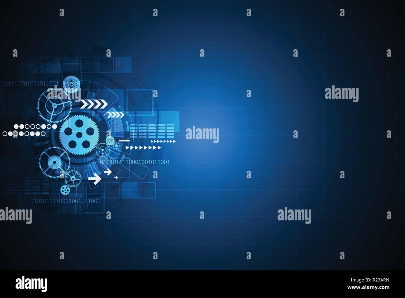 Vector abstract background technology innovation of the future Stock ...