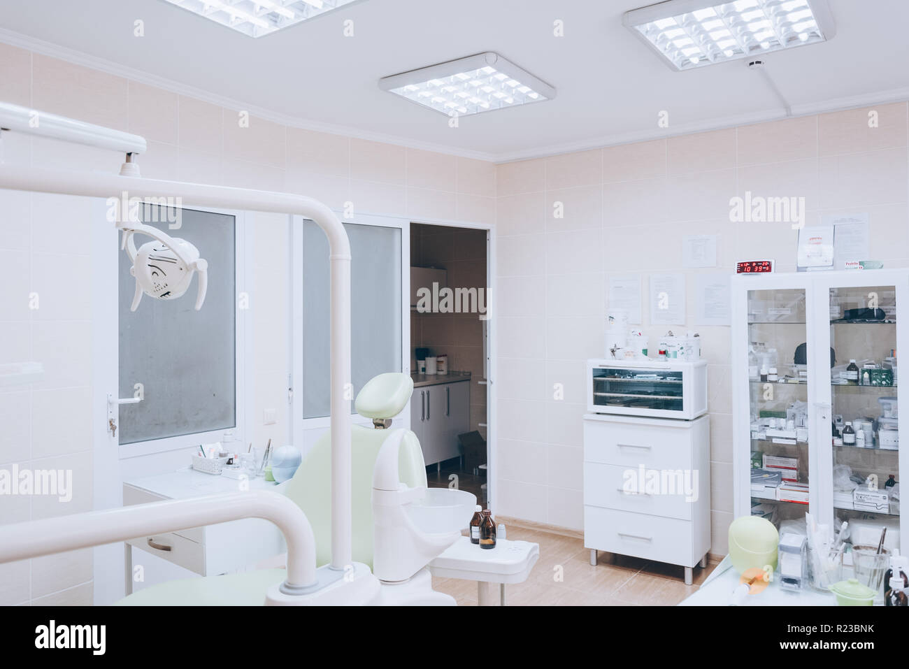 Dental Clinic Interior Dentistry Medicine And Stomatology
