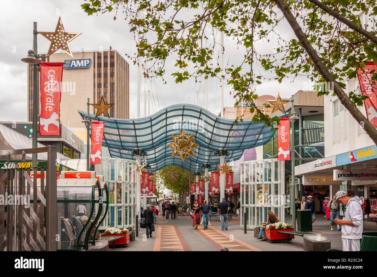 Hobart, Tasmania, Australia December 14, 2009 AMP building and