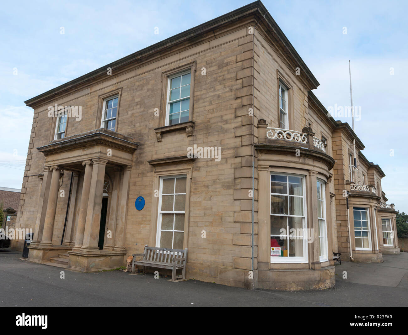 The Smith Art Gallery and public library in Brighouse, West Yorkshire Stock Photo