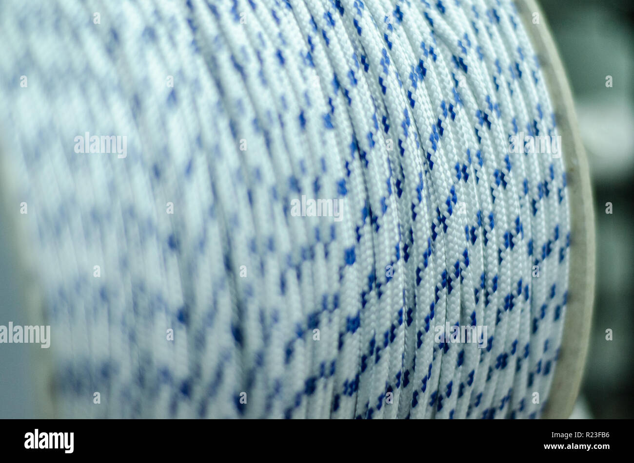 Closeup nautical rope material Stock Photo - Alamy