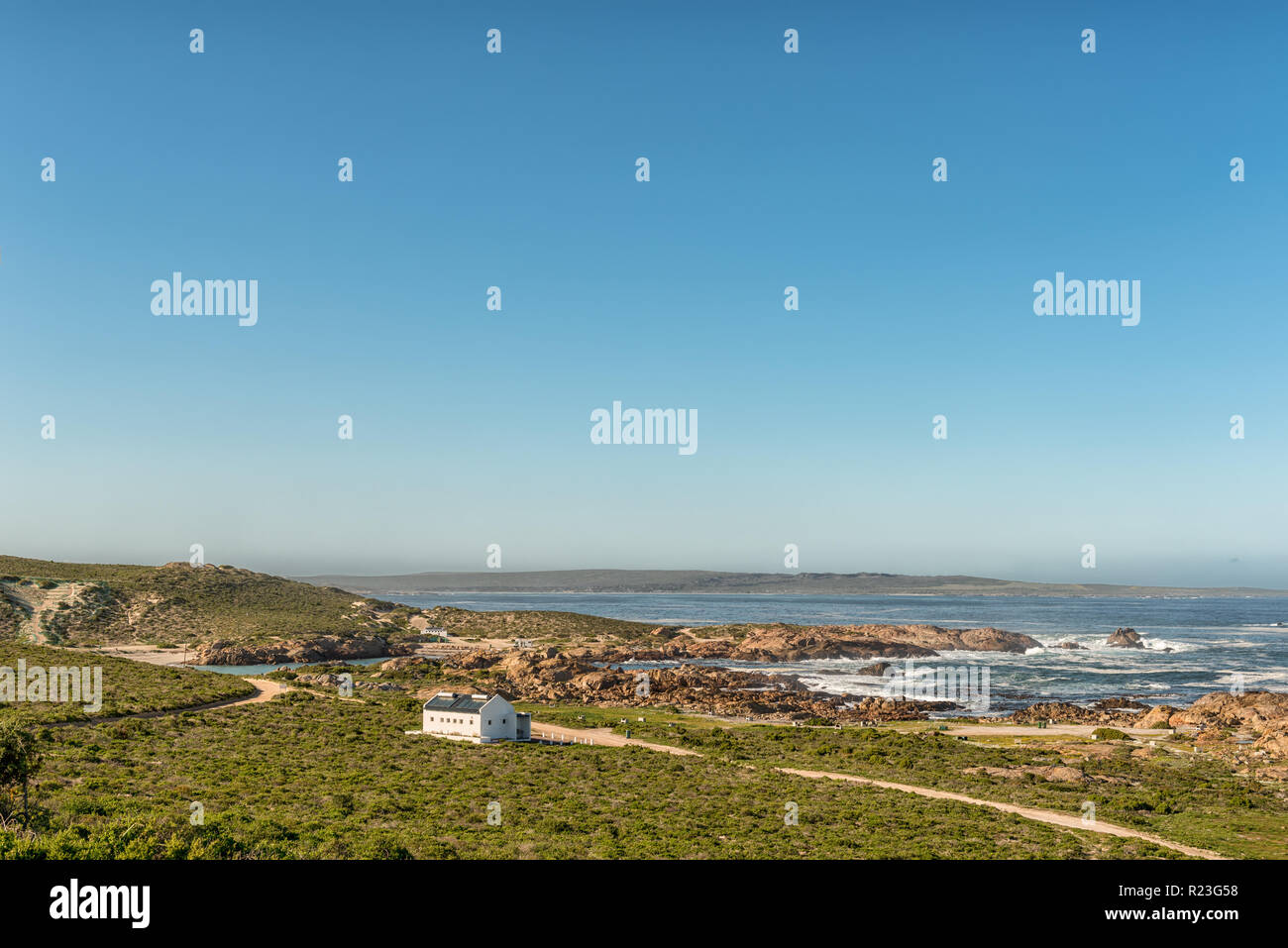 PATERNOSTER, SOUTH AFRICA, AUGUST 21, 2018: A view of Tietiesbaai ...