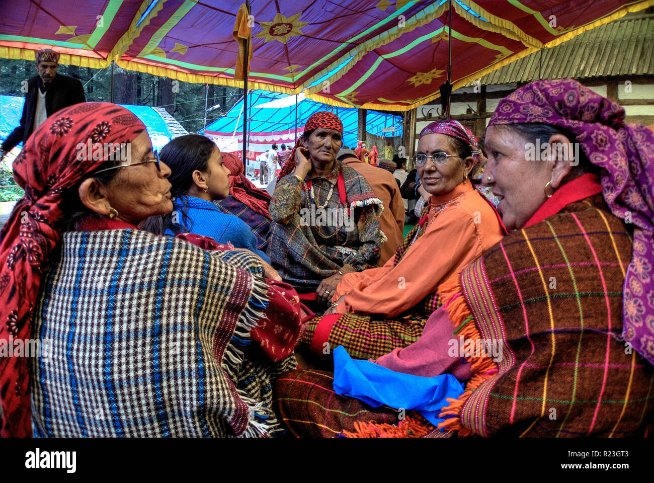 Woman in traditional dress manali hires stock photography and images