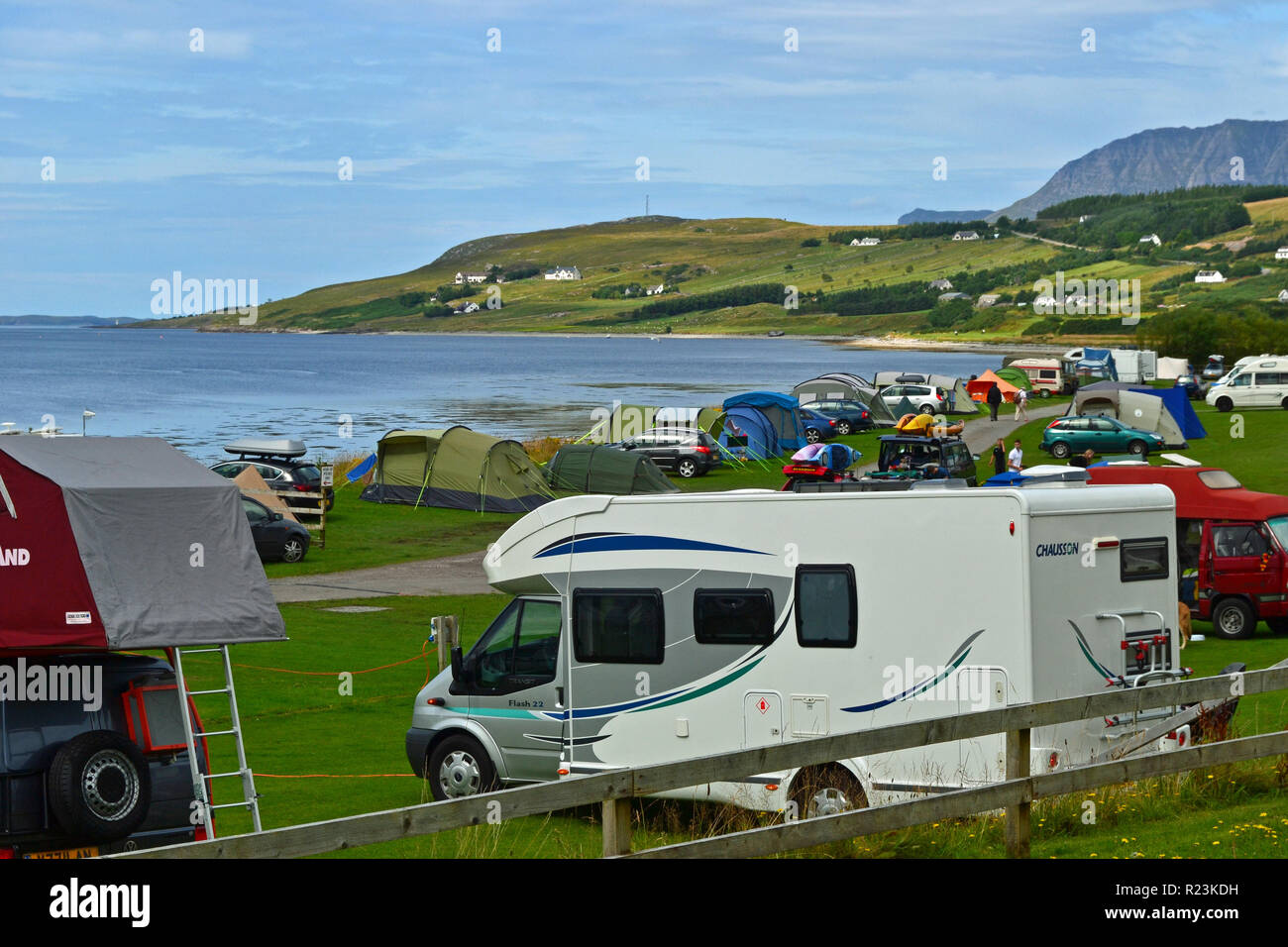 Broomfield Holiday Park, Ullapool, Scotland, UK Stock Photo Alamy