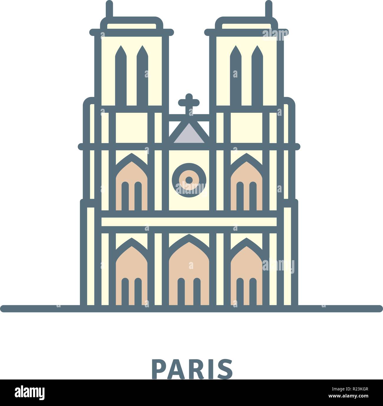 Notre Dame De Paris Dessin Facile