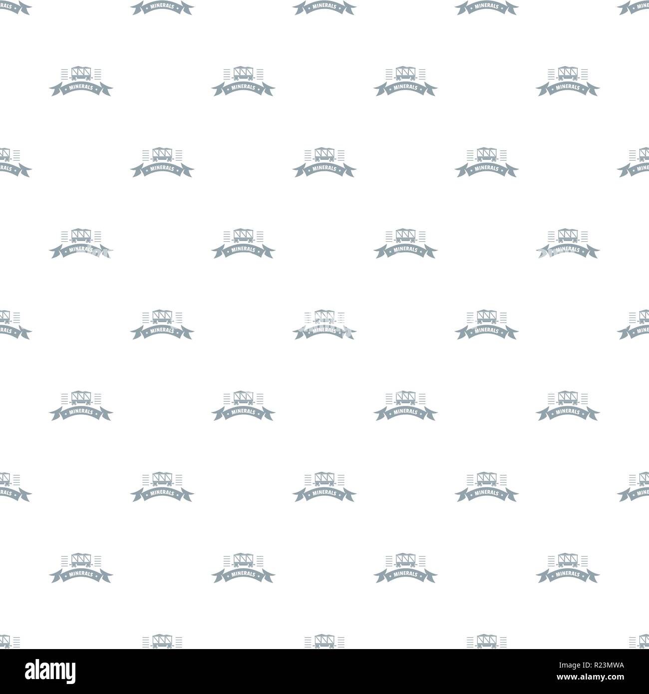 Cargo wagon pattern vector seamless Stock Vector