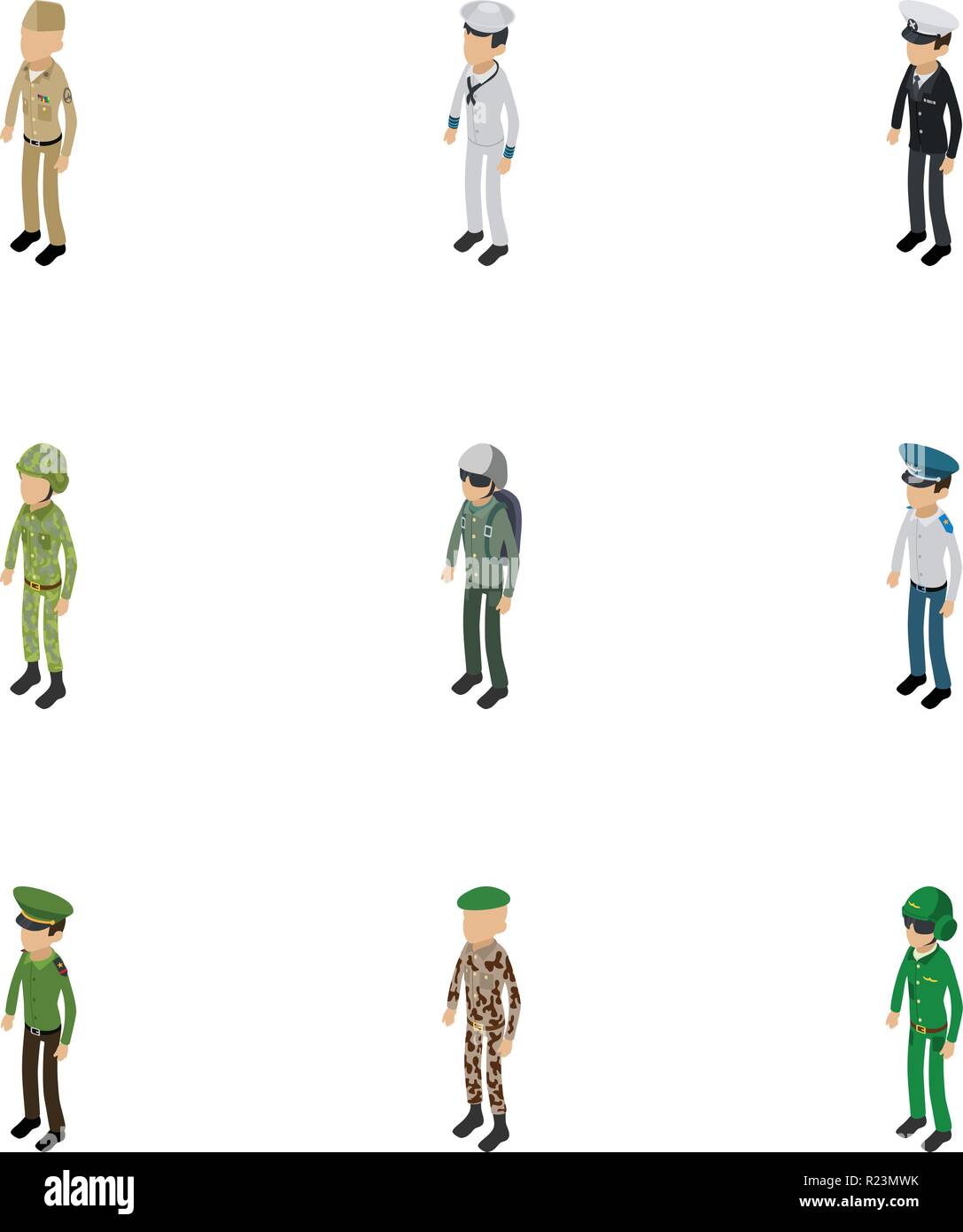 Soldier career development Stock Vector Images - Alamy