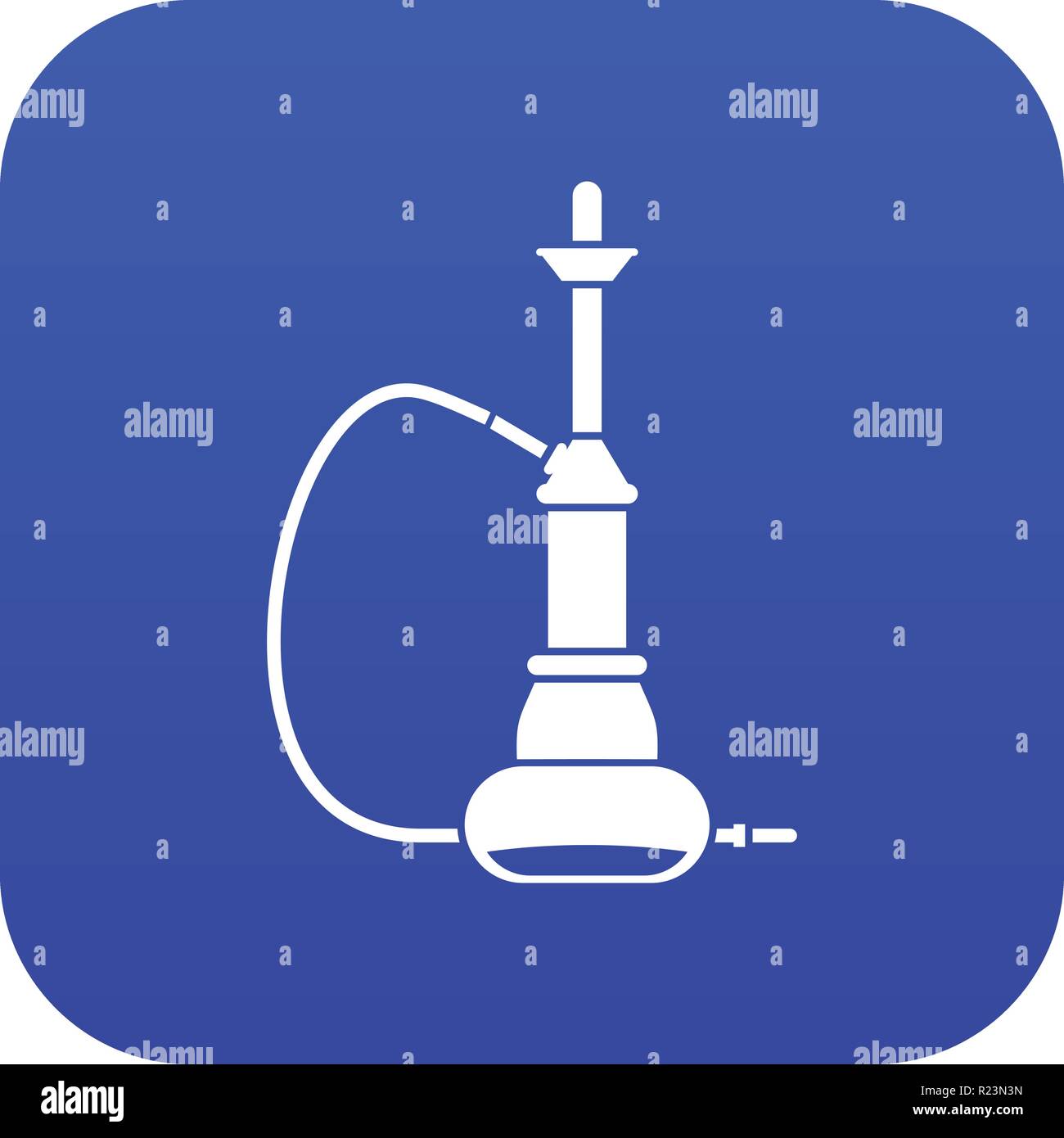 Hookah icon digital blue Stock Vector Image & Art - Alamy