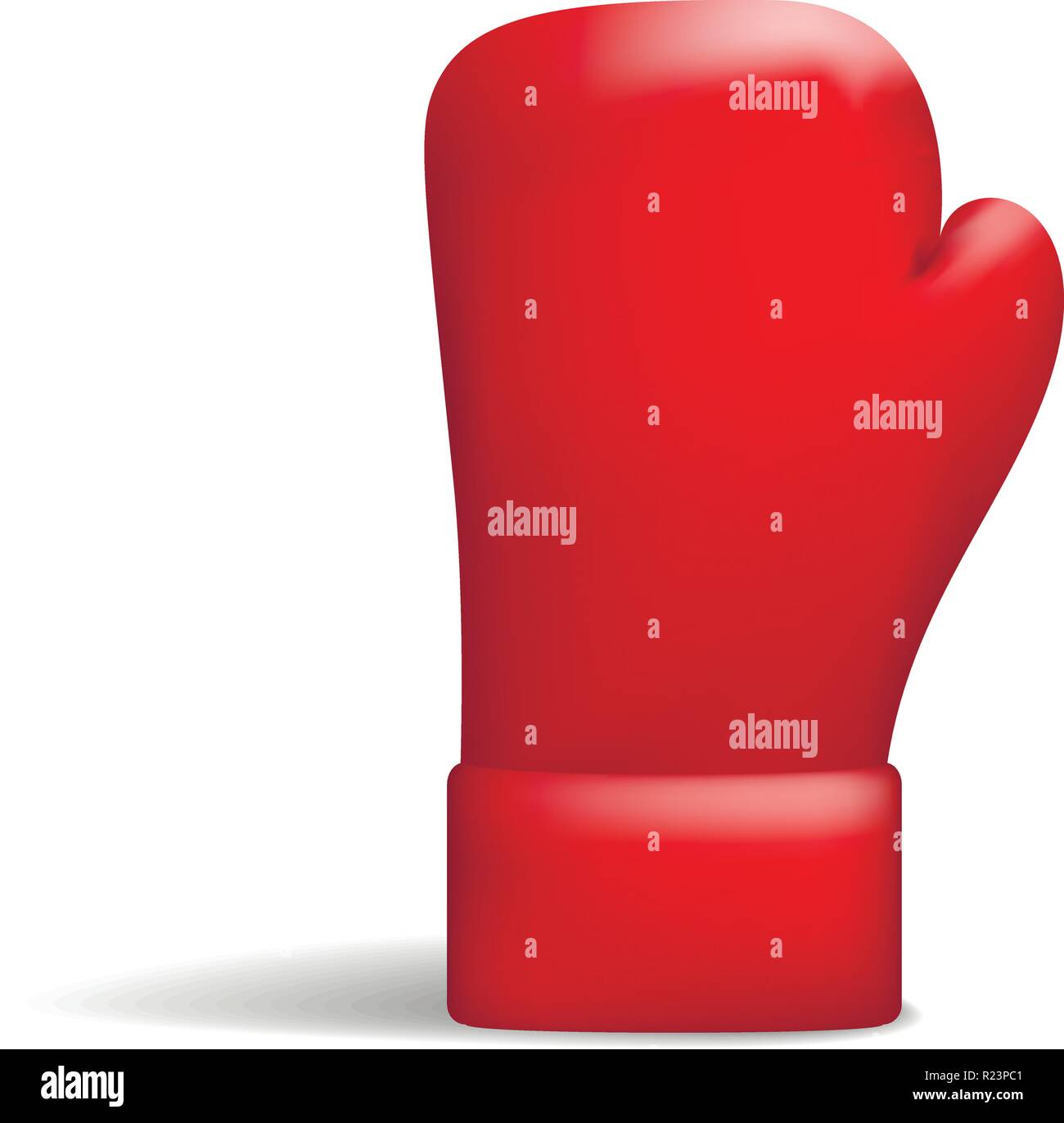 Red boxing glove icon, realistic style Stock Vector Image & Art Alamy