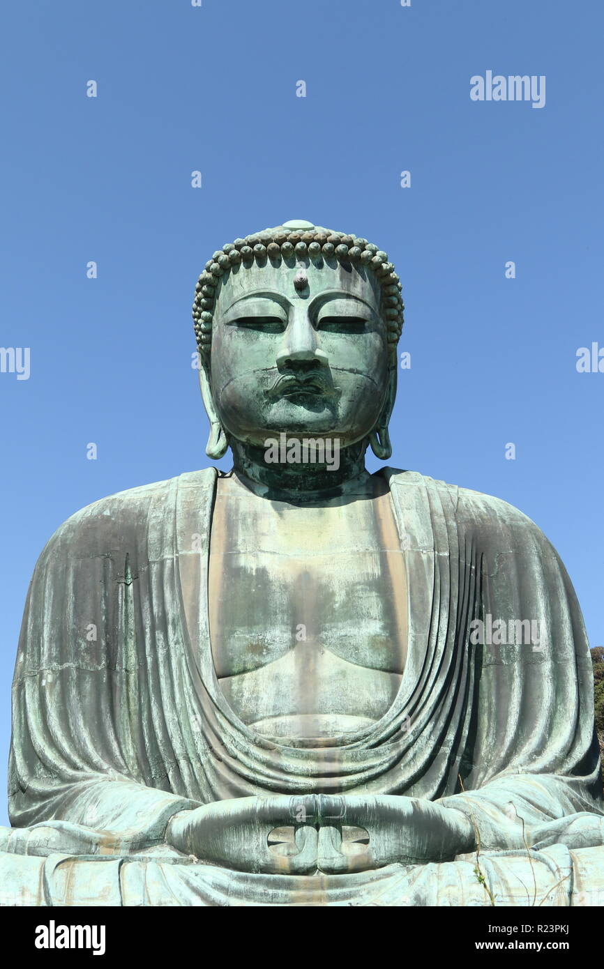 Daibutsu, Great Buddha statue at Kotokuin temple, Kamakura, Kanagawa